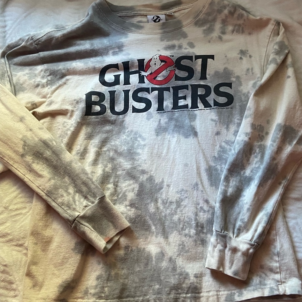 Ghostbusters Tie Dye long sleeve tee